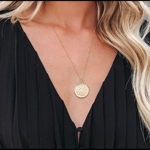 Meghan Bo Designs “The Buddha Wheel Gold Necklace” VICI